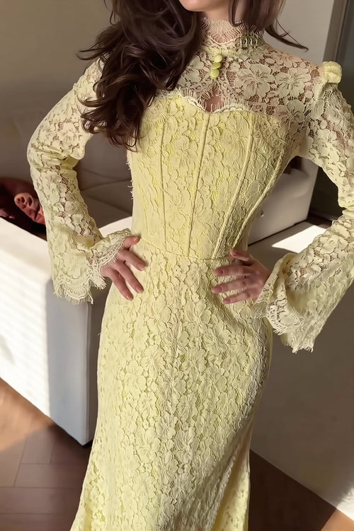 Noelie Lace Maxi Dress