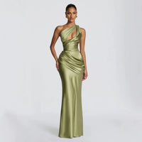 Solene Satin Maxi Dress