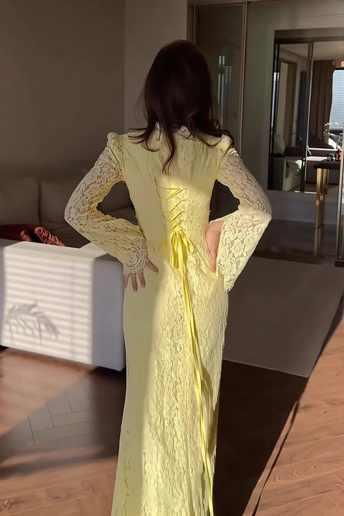 Noelie Lace Maxi Dress
