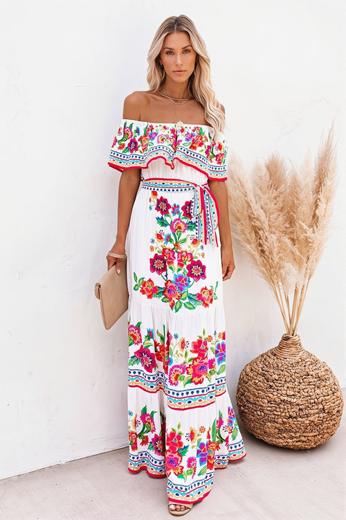 Marceline Off-Shoulder Boho Dress