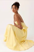 Solid Ruffle Tiered Loose Maxi Dress