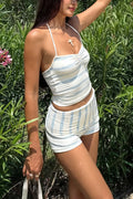 Melisande Striped Swim Set