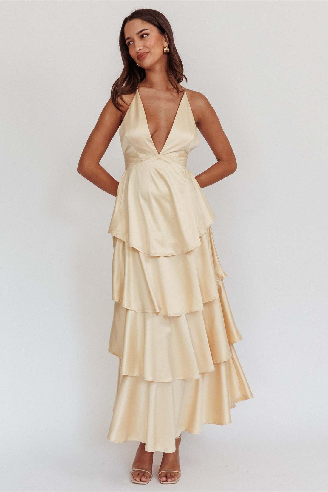 Belladonna Satin Maxi Dress