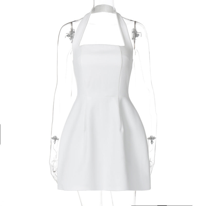 The Elara Open-Back Mini Dress