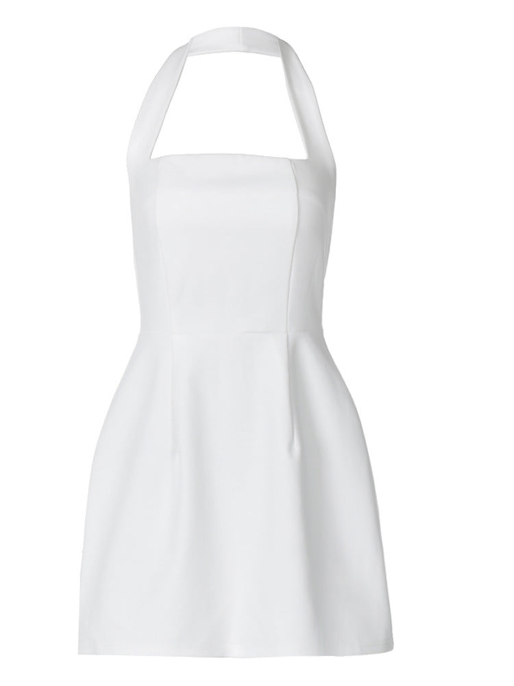 The Elara Open-Back Mini Dress
