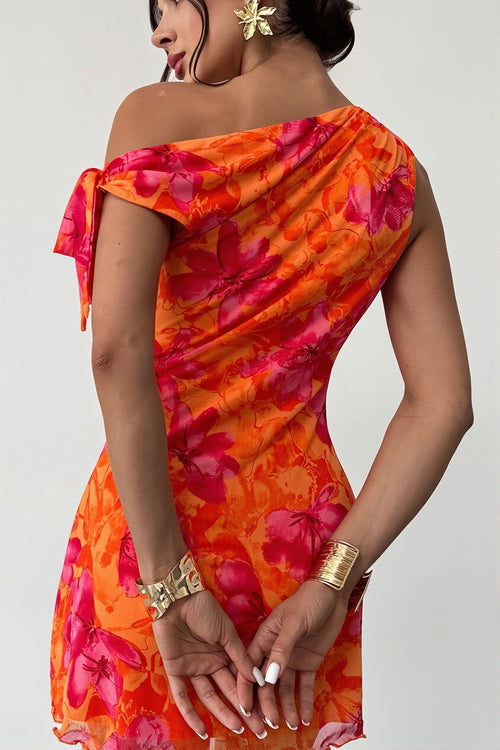 Sienna Off-Shoulder Floral Mini