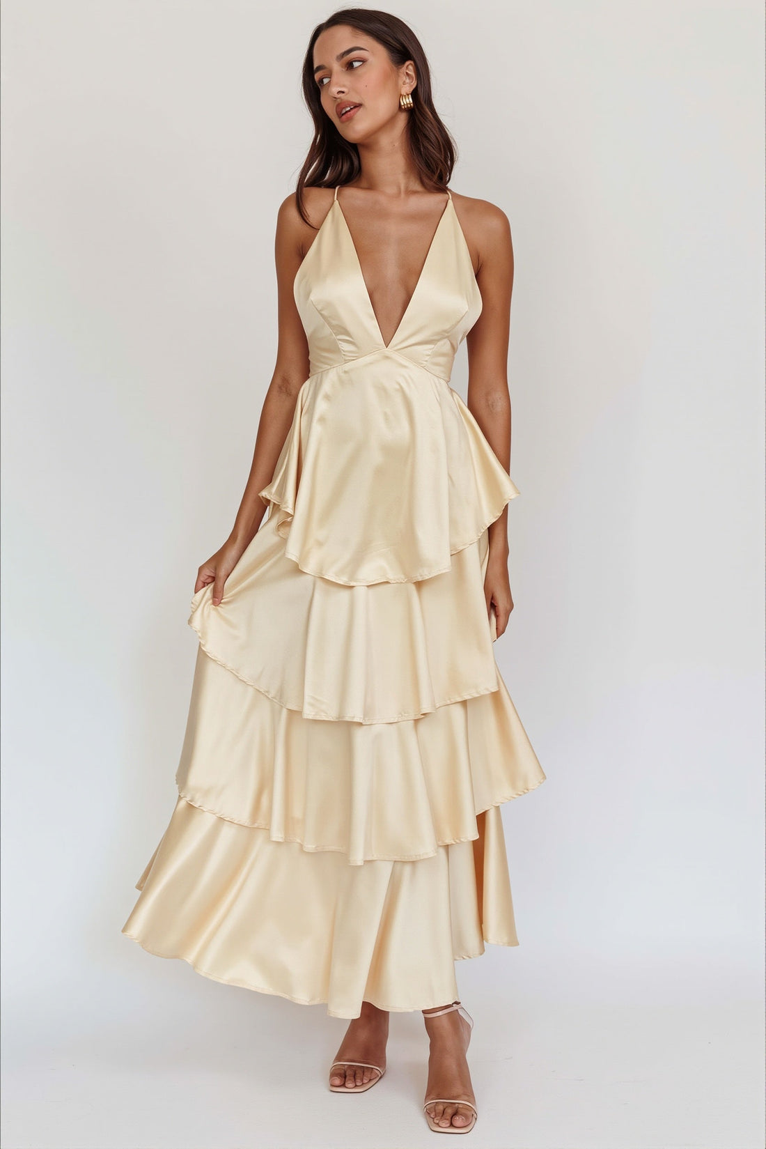Belladonna Satin Maxi Dress