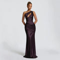 The Sol�ne Satin Maxi Dress