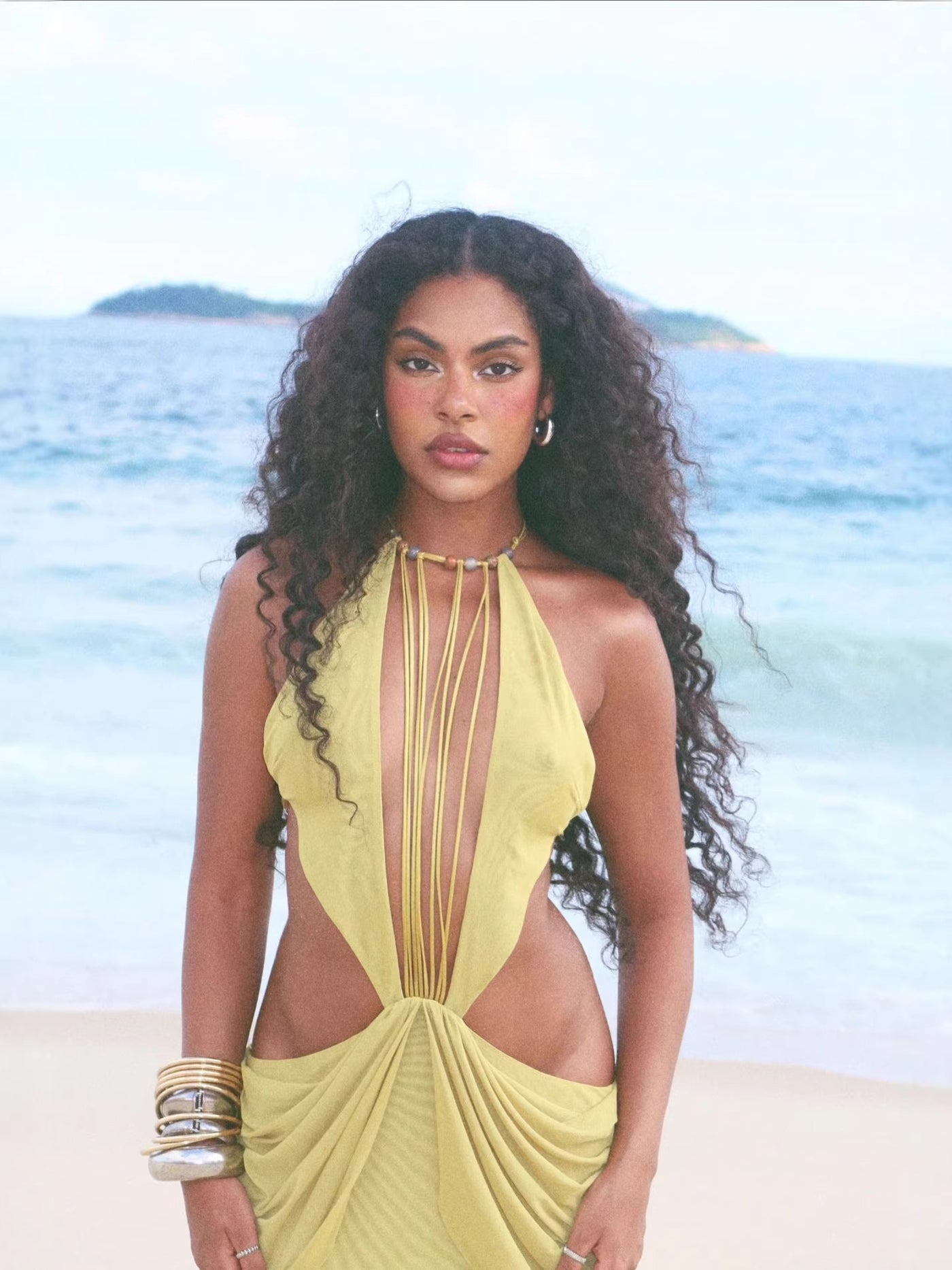 The Solene Beaded Drift Dress