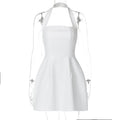 The Elara Open-Back Mini Dress