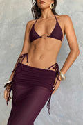 Serafine Mesh Three-Piece Swim Set