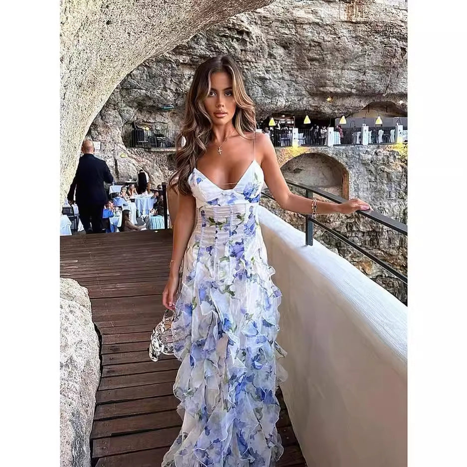 The Celestine Bloom Maxi Dress
