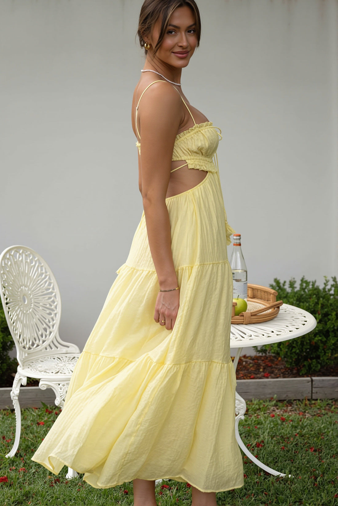 Calanthe Chiffon Maxi Dress