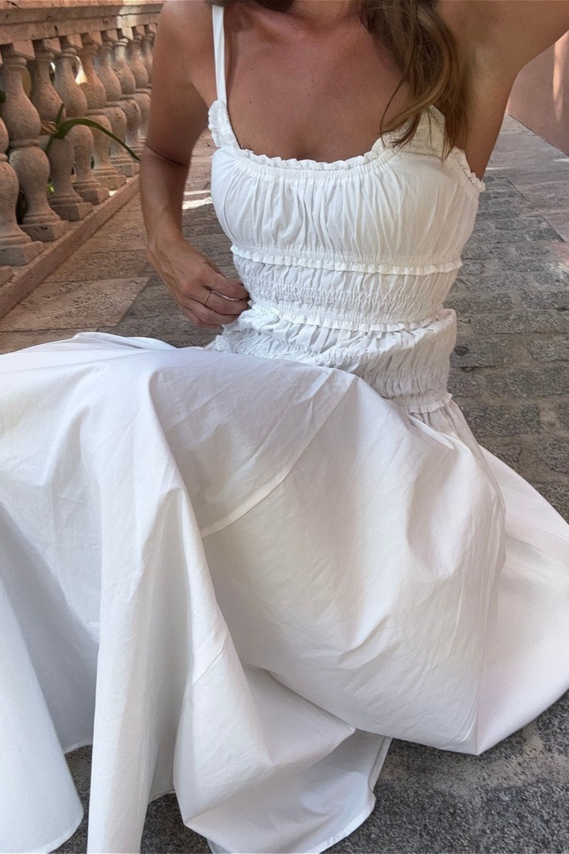 Xanthe Square-Neck Maxi Dress