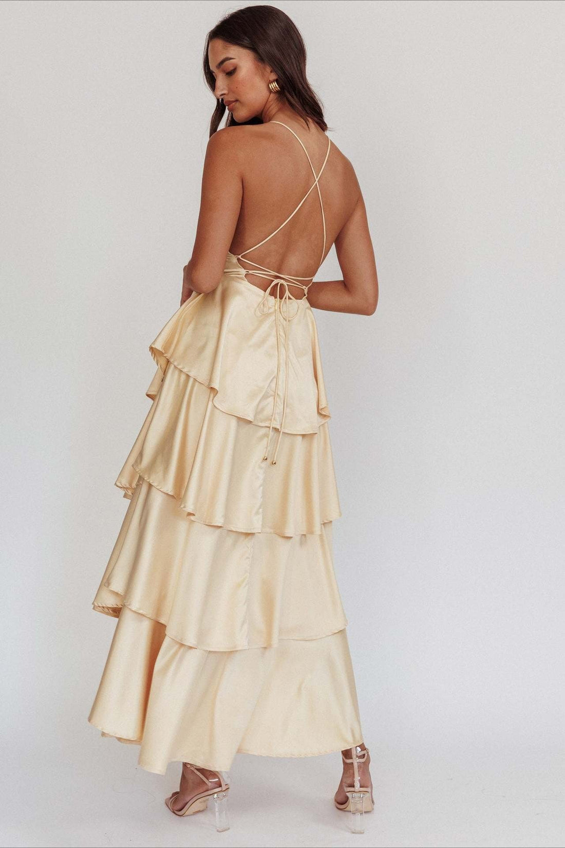 Belladonna Satin Maxi Dress