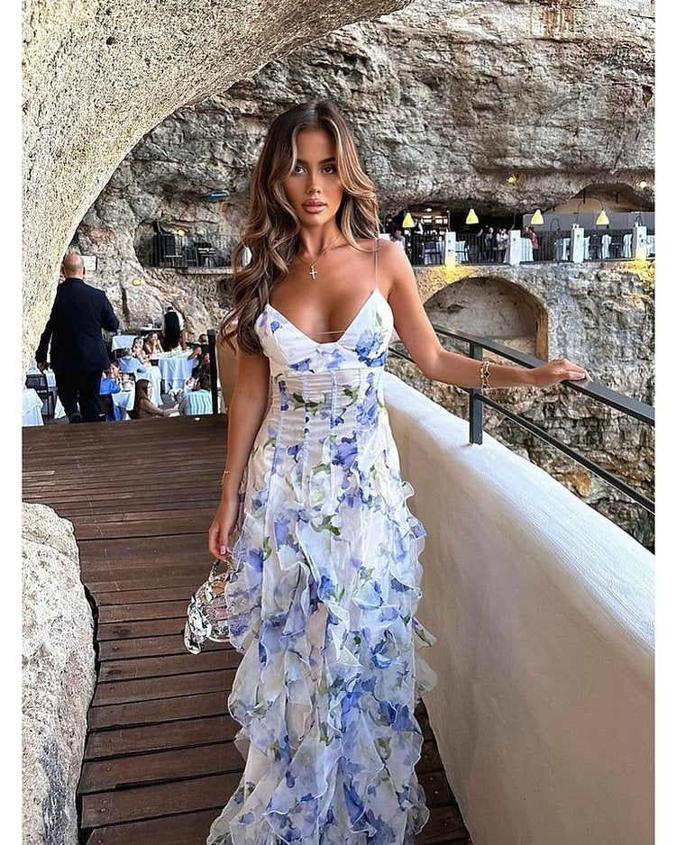 The Celestine Bloom Maxi Dress