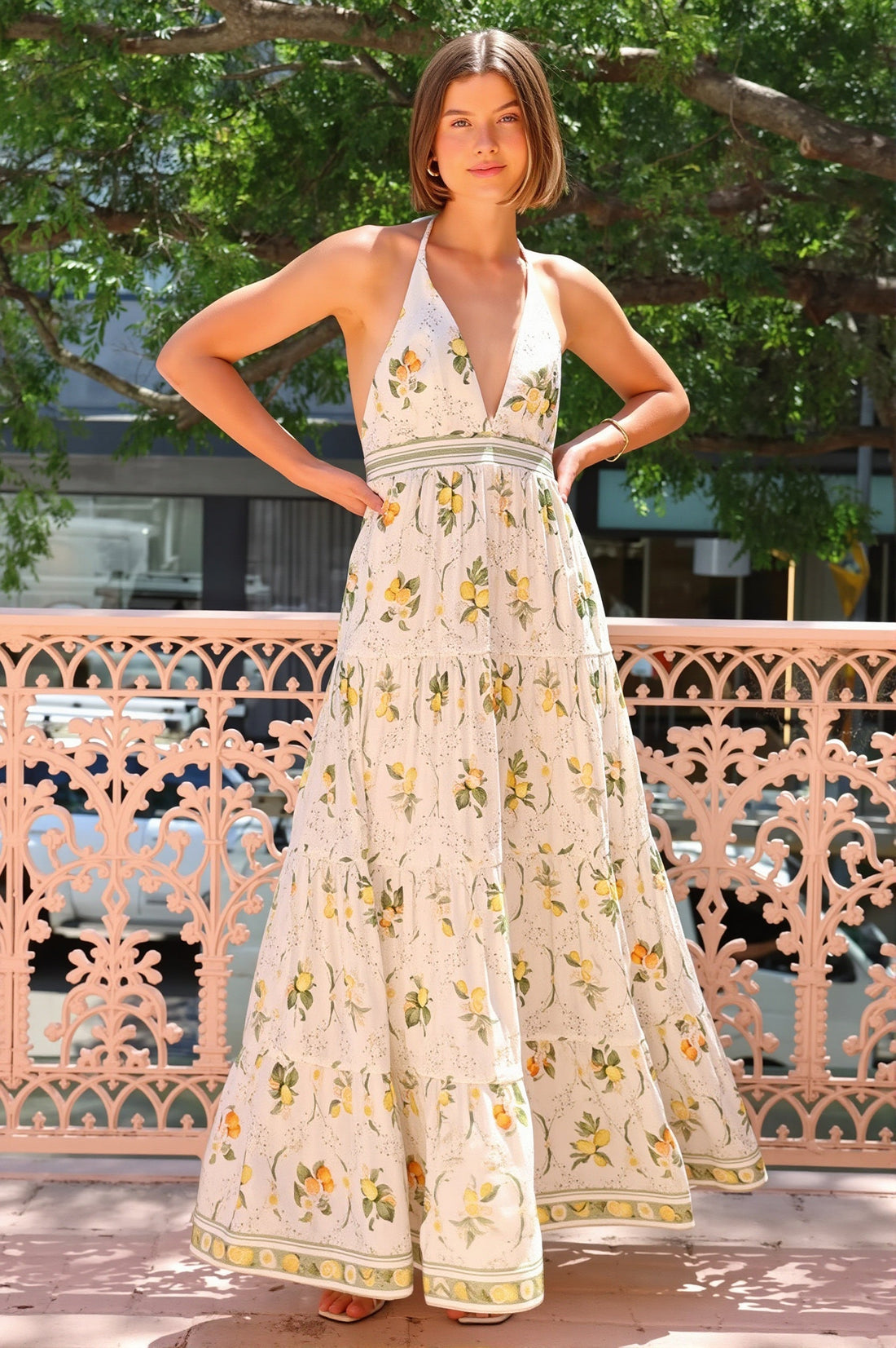 Zenobia Halter Boho Dress