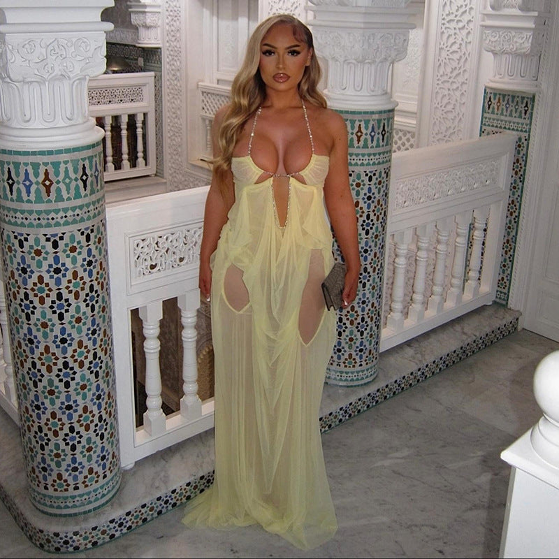 The Celeste Chain Gown