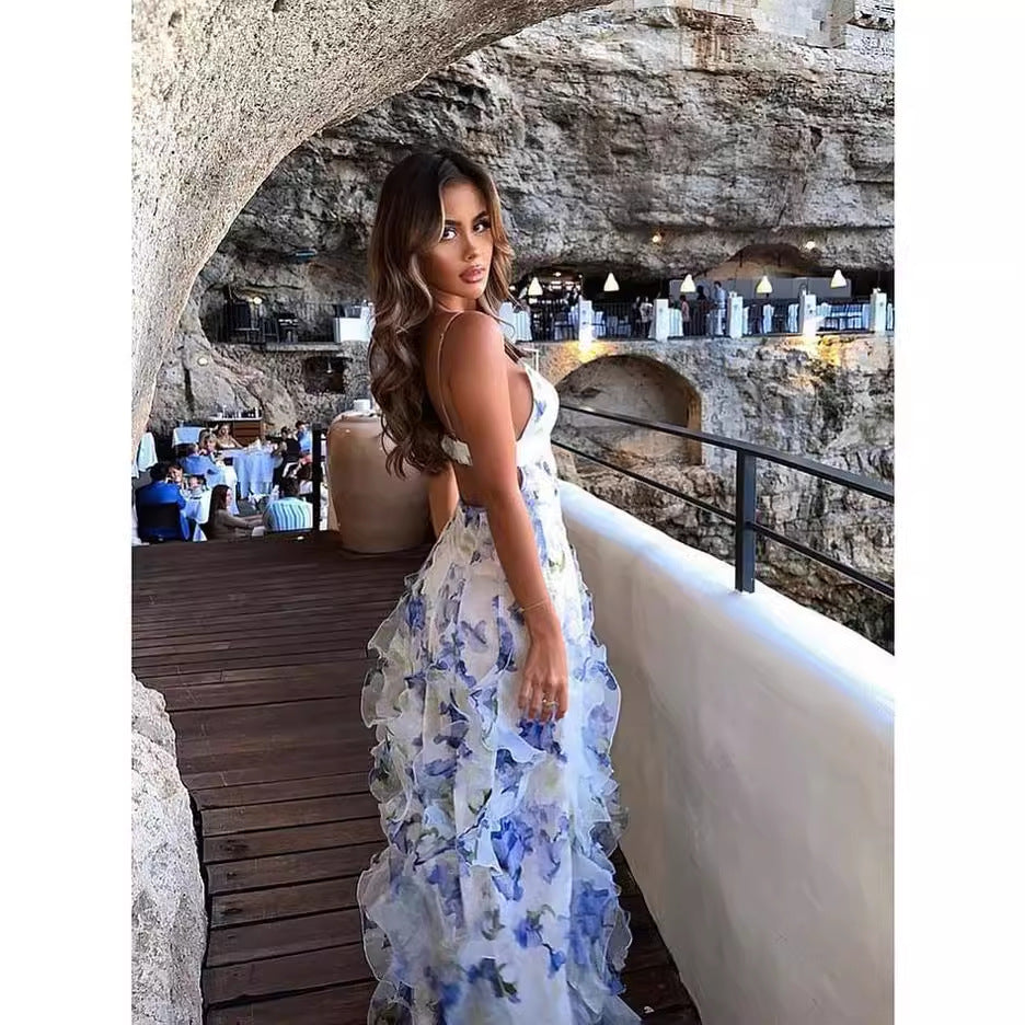 The Celestine Bloom Maxi Dress