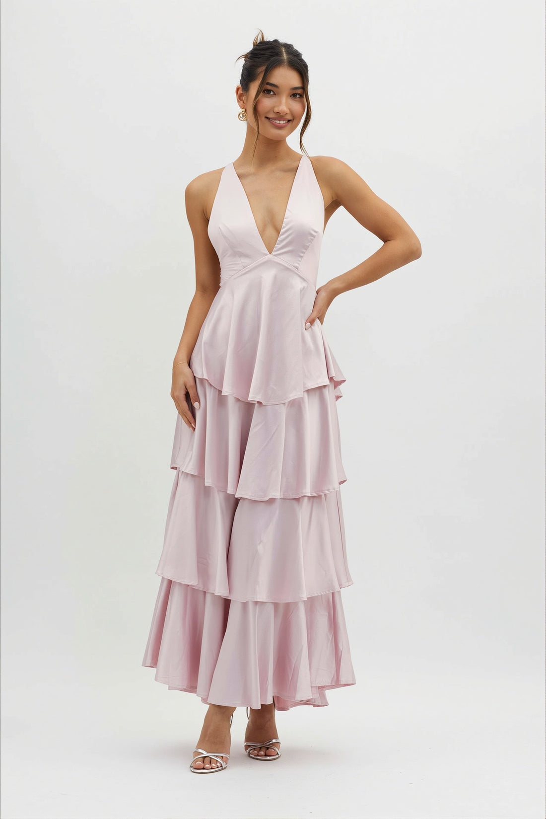 Belladonna Satin Maxi Dress