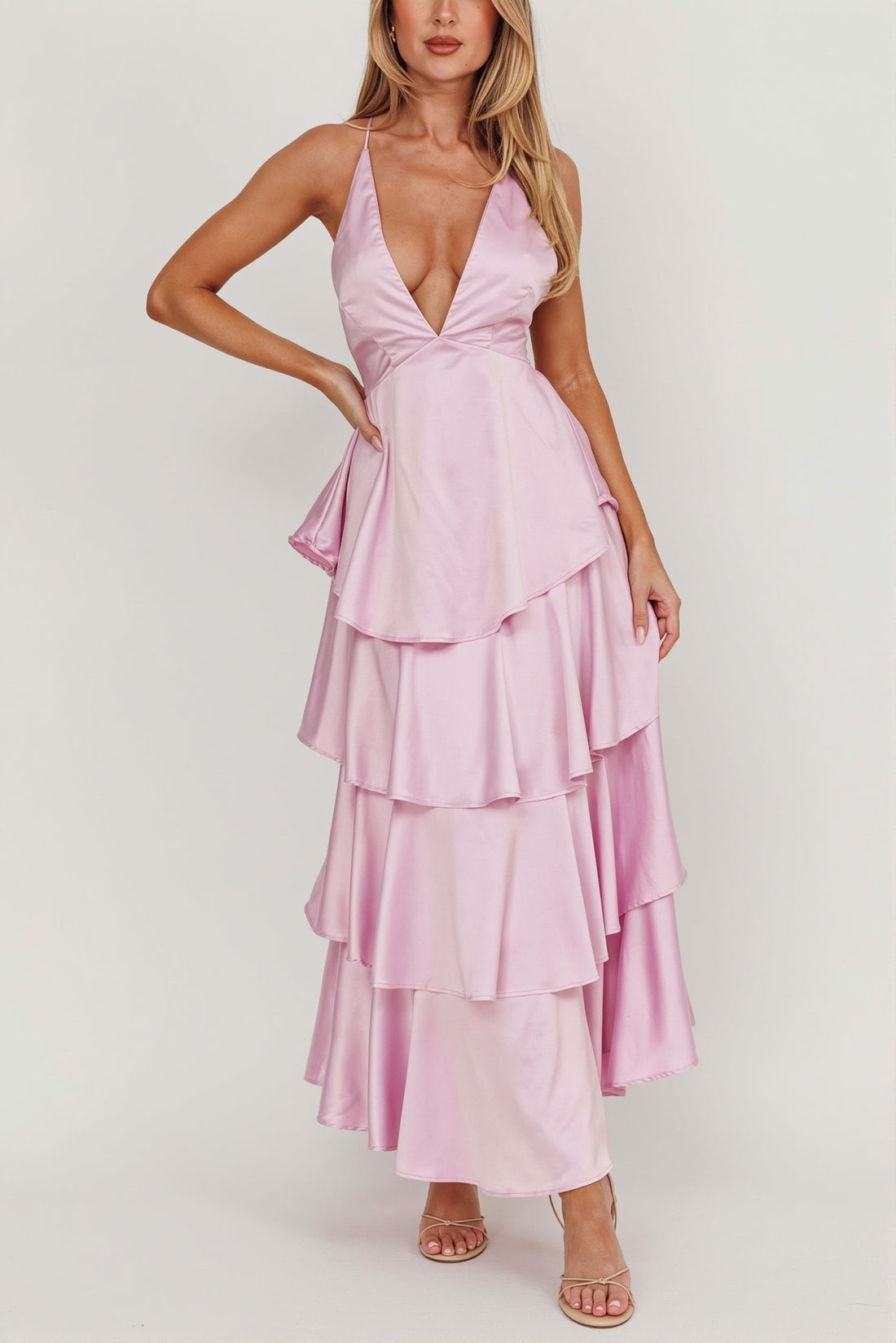 Belladonna Satin Maxi Dress