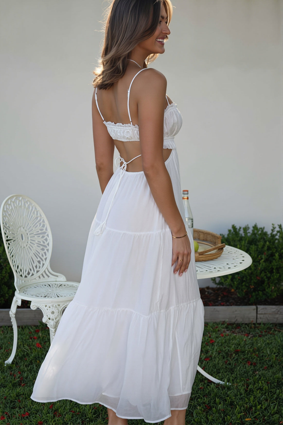 Calanthe Chiffon Maxi Dress